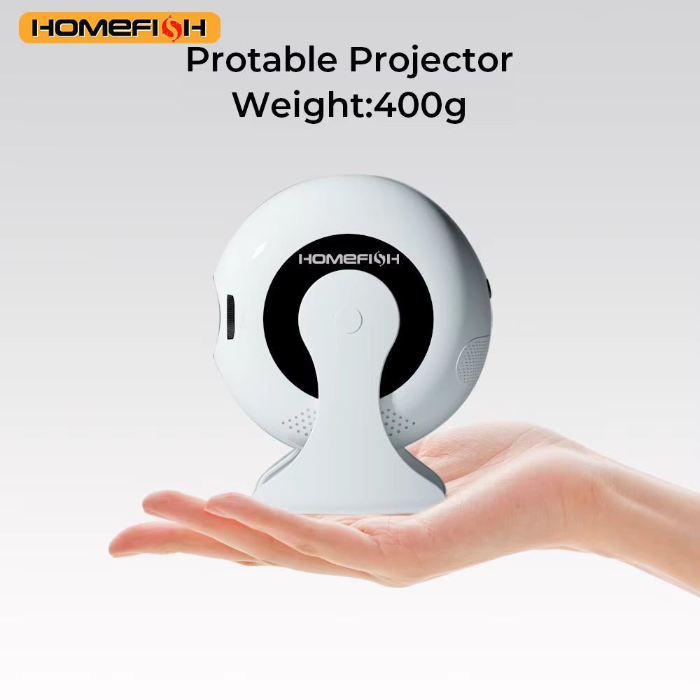 2025 Newest Mini Native Android 4K Projector 100ANSI 2.4G/5G WIFI BT5.0 Cinema Outdoor Portable 360° Rotable Projector