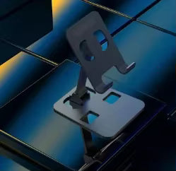 Universal Aluminum Alloy Foldable Desk Phone Holder Mount Stand For iPhone 16 15 Mobile Phone Holder Tablet Desktop Metal Holder