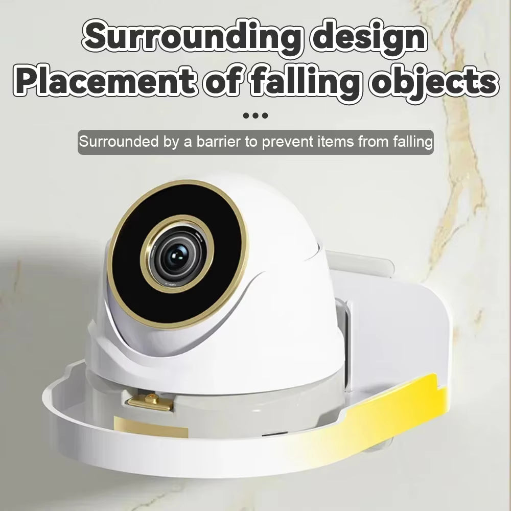 Punch-Free Security Surveillance Camera Stand New Traceless Wall-Mounted Bracket Home Self-Adhesive Drill-free Fixer 1pcs