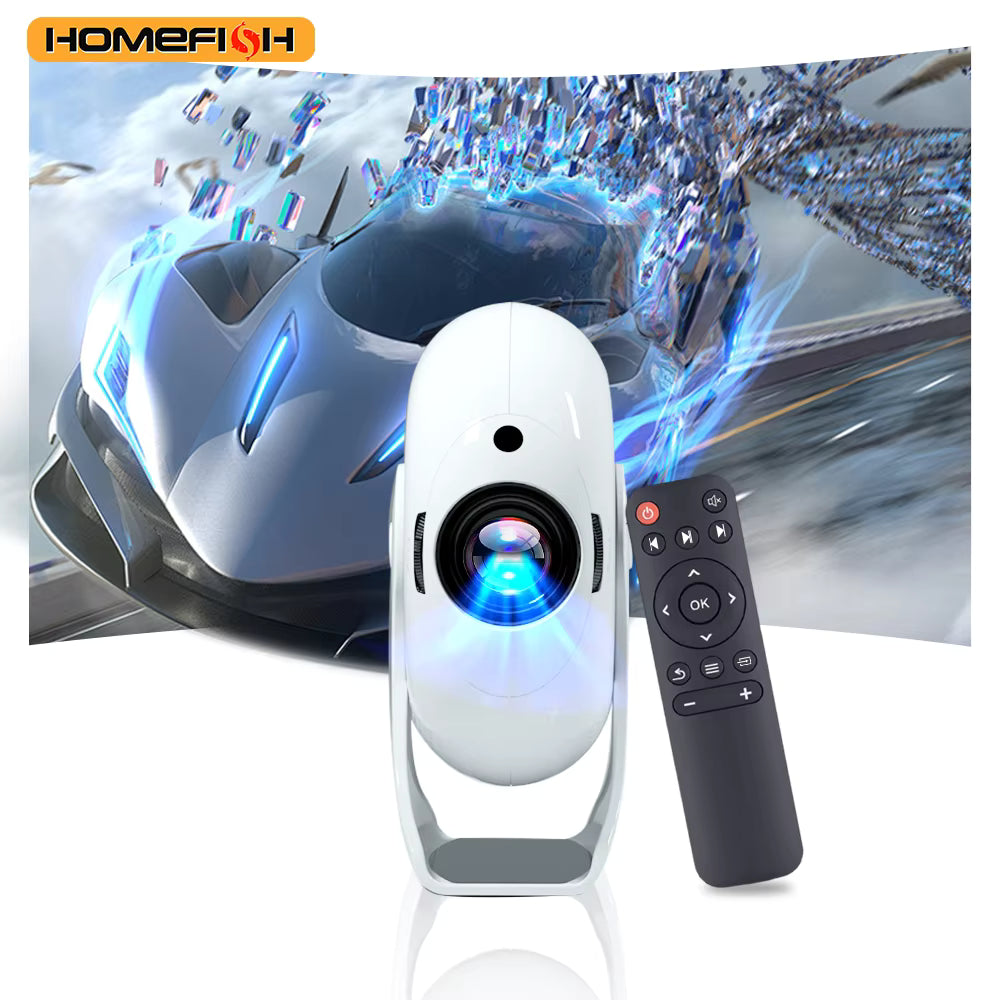 2025 Newest Mini Native Android 4K Projector 100ANSI 2.4G/5G WIFI BT5.0 Cinema Outdoor Portable 360° Rotable Projector