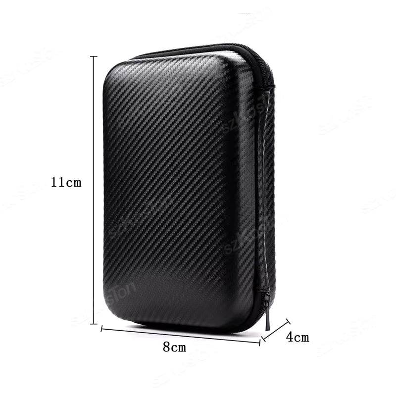 Mini Storage Bag Case For Go Pro Hero 13 12 11 10 9 8 7 6 SJCAM AKASO DJI Osmo 360 Action 5 Pro 4 3 Camera Accessories