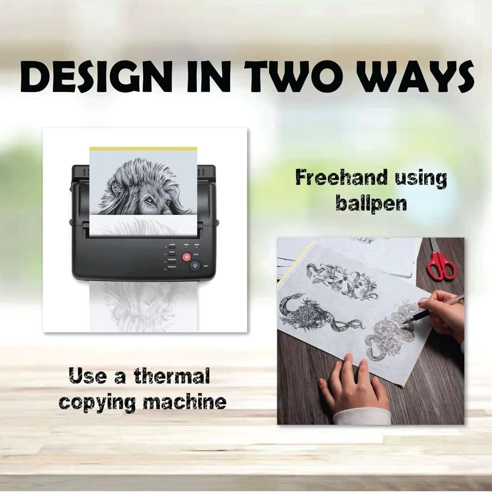 100/50/30/10/5pcs Tattoo Transfer Paper A4 Size Tattoo Stencil Paper Carbon Thermal Copy Paper for Tattoo Transfer Machine