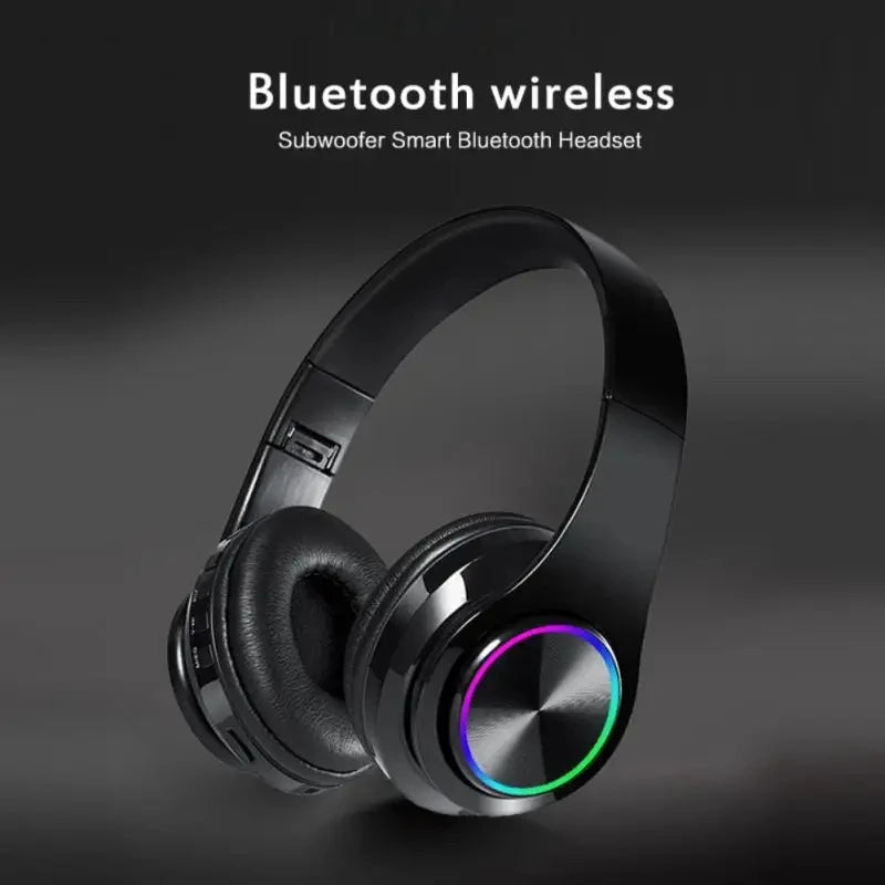 B39 Bluetooth Headset Foldable Headphones HiFi Stereo Earphone With Mic Support SD Card FM For Xiaomi Iphone Sumsamg Phone