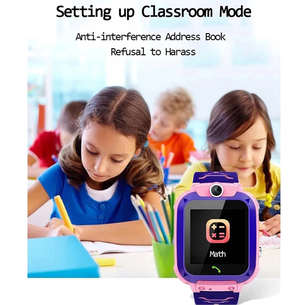 Kids Smart Watch Waterproof IP67 SOS Anti-lost Phone Watch Baby 2G SIM Card Call Location Tracker Child Smartwatch