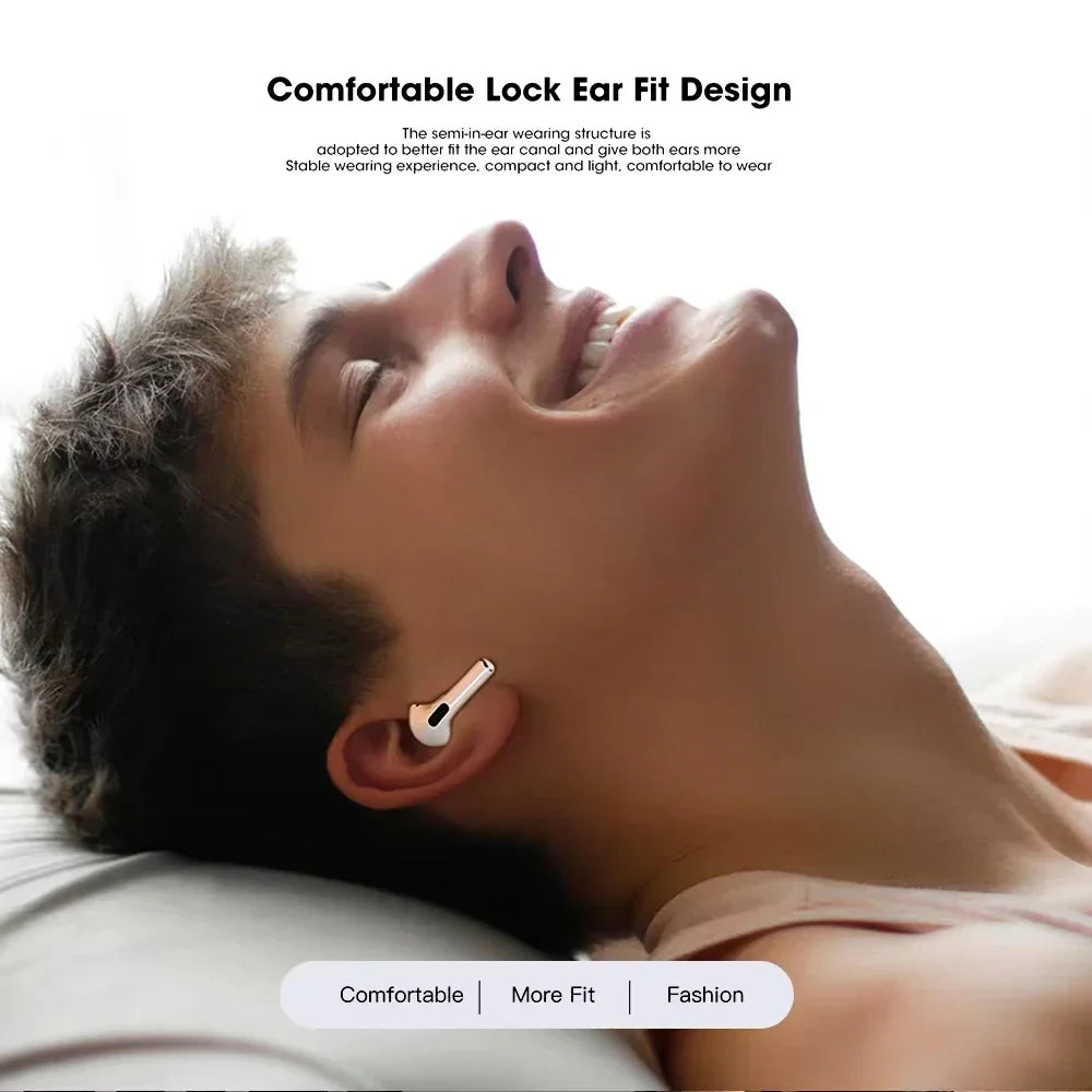 TWS Wireless Bluetooth Earphones Headphones HiFi Sound Low Latency Noise Reduction Dual Ear Canal Earbuds for smartphones