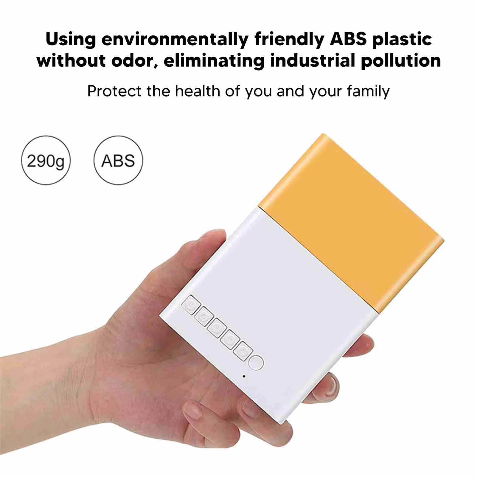 Mini Projector Smart HD 1080P HiFi Portable Movie Projector for USB HD Multimedia Interface Memory Card Smart Home Projector