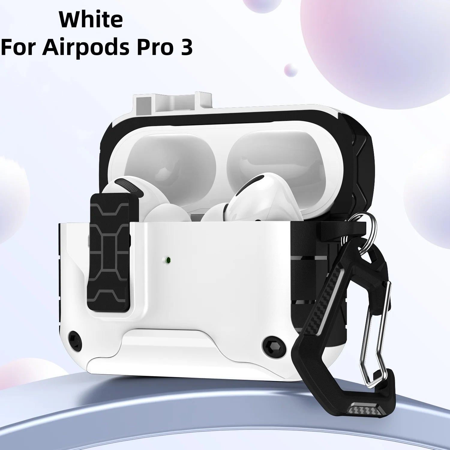 for AirPods Pro 3 Phone Stand Case Cover with Cleaning Kit Magsafe & Magnetic Auto Lock Protective Case Cover for AirPods Pro 3