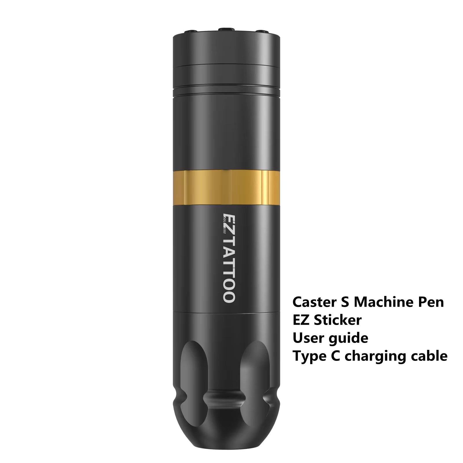 EZ Caster Wireless Cartridge Tattoo Machine pen  Rotaty Battery Pen with Portable Power Pack 1500mAh LED Digital Display