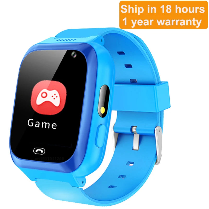 Smart Watch Kids Phone Call Music Play Flashlight 6 Games Smartwatch Clock
