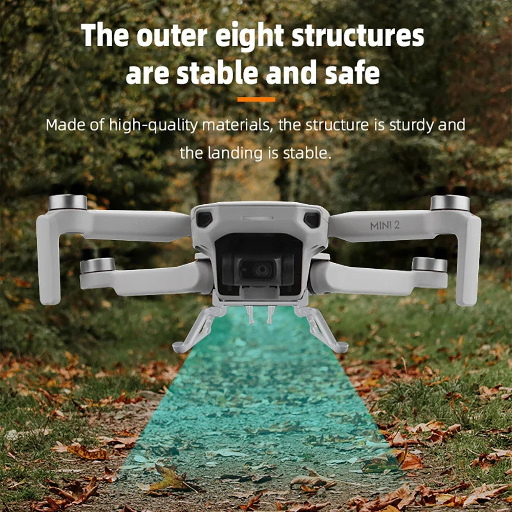BRDRC Landing Gear for DJI Mini 4K/Mavic Mini2/Mini SE Lightweight Extender Long Leg Foot Stand Expansion Protector Accessories