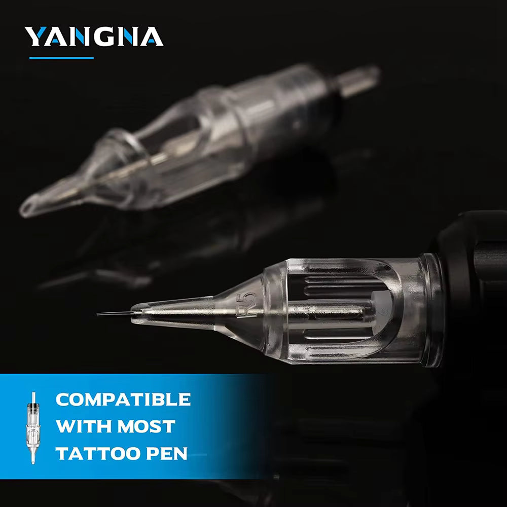 20/10PCS EMALLA Cartridge Tattoo Needles RL RS M1 RM Disposable Sterilized Safety Cartridge Needle for Rotary Tattoo Machine Pen