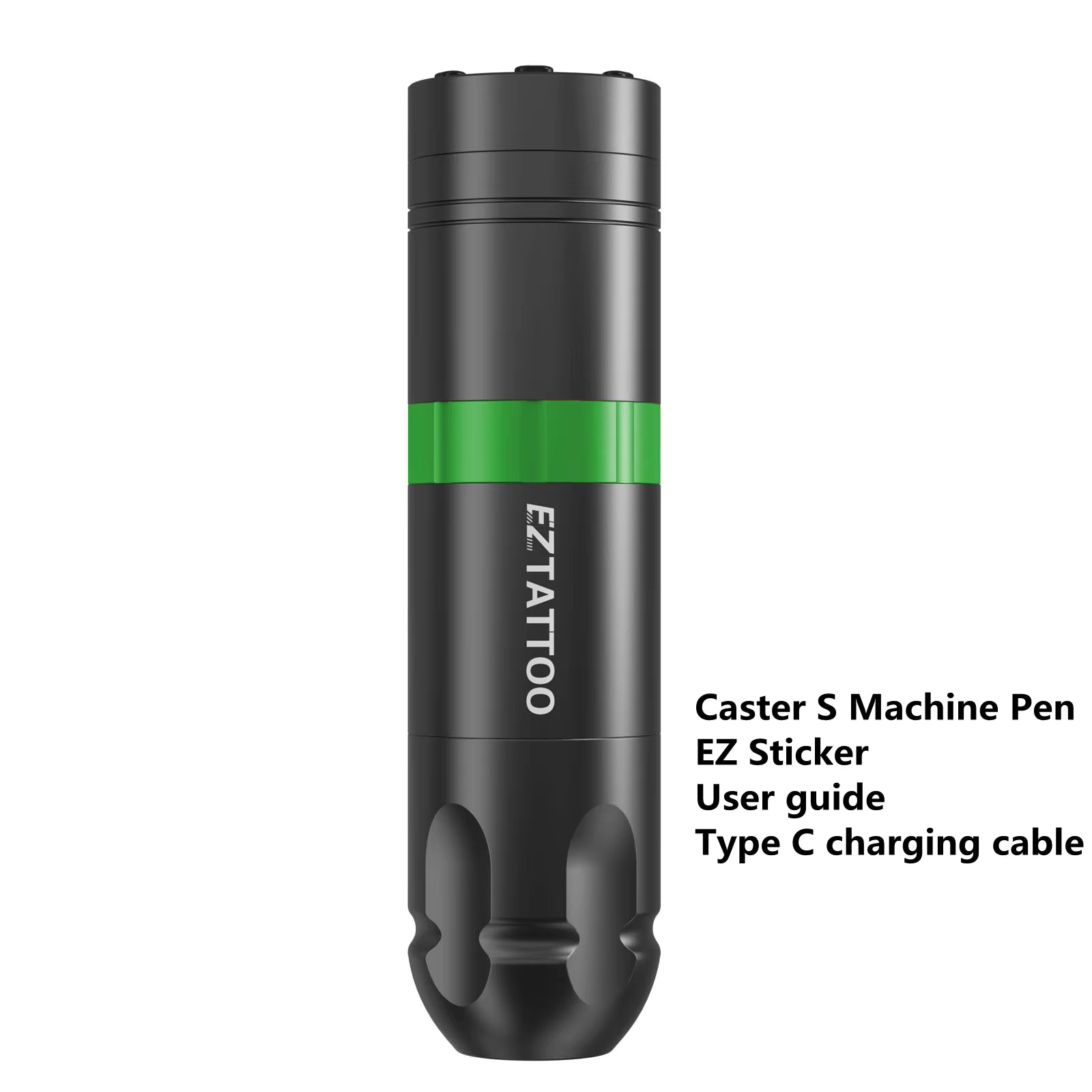 EZ Caster Wireless Cartridge Tattoo Machine pen  Rotaty Battery Pen with Portable Power Pack 1500mAh LED Digital Display