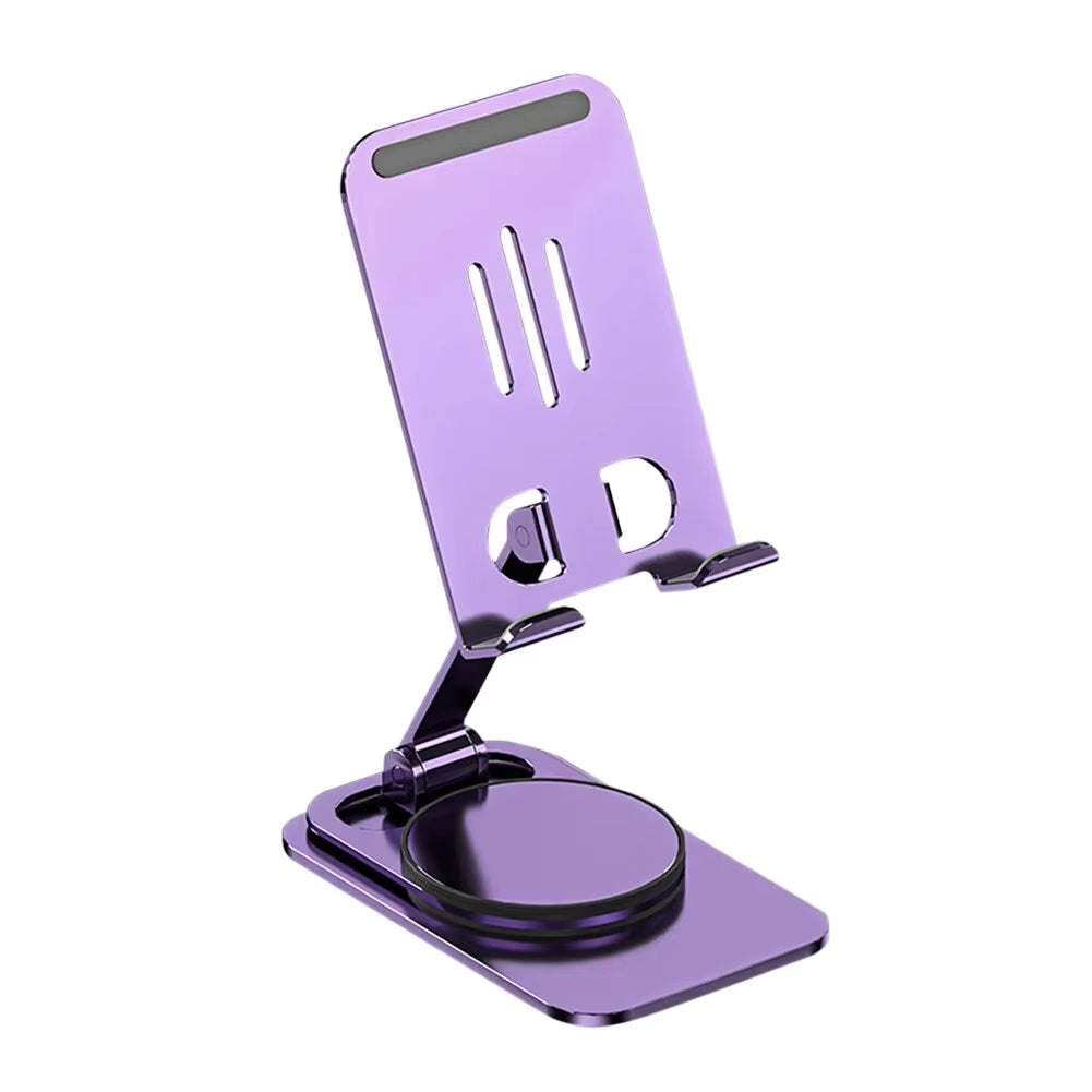 Metal 360 Degree Rotating Mobile Phone Tablet Pc Stand Lazy Portable Foldable Stand Mobile Phone Stand K61 Live Stand Expansion
