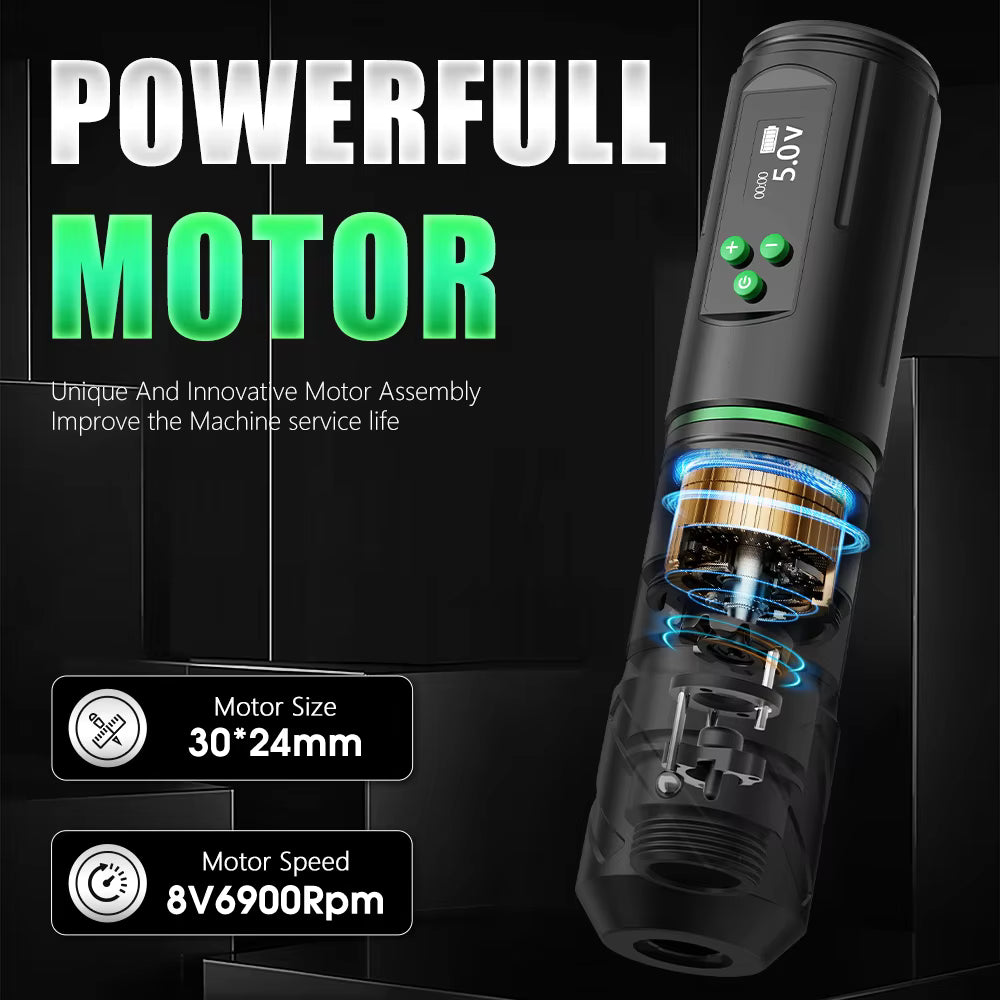 Tattoo Kit T-Rex Cordless Tattoo Machine Kit Permanent Makeup Tattoo Machine Kit Tattoo Pen Kit Beginner Tattoo Complete Kit