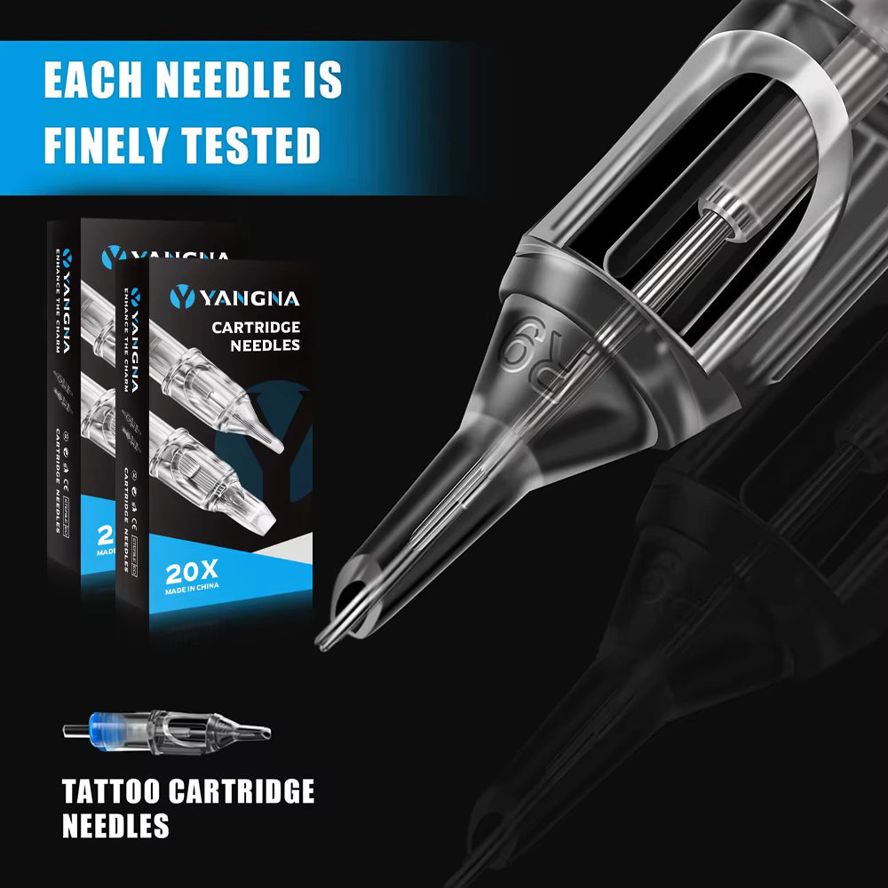 20/10PCS EMALLA Cartridge Tattoo Needles RL RS M1 RM Disposable Sterilized Safety Cartridge Needle for Rotary Tattoo Machine Pen