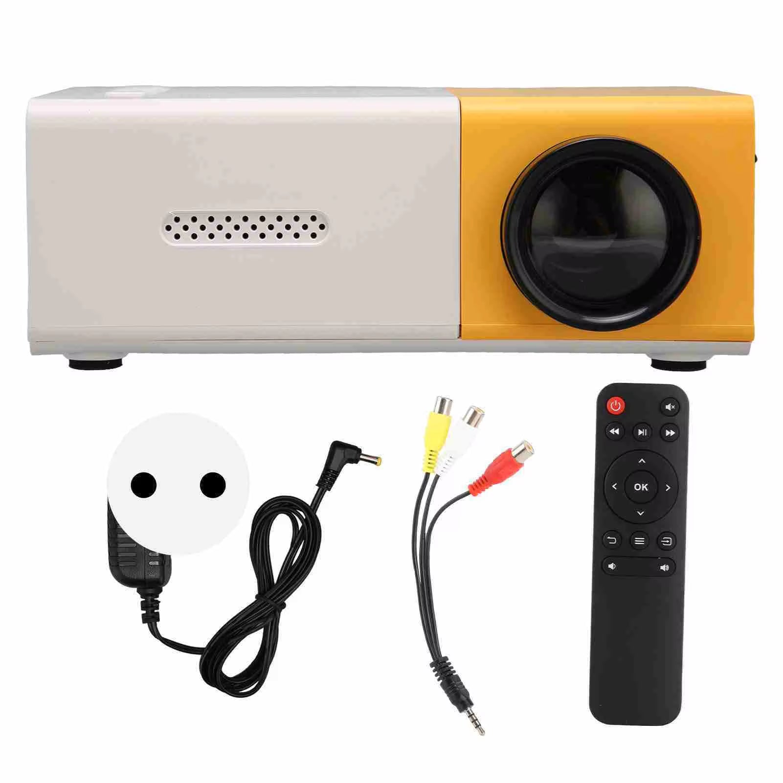 Mini Projector Smart HD 1080P HiFi Portable Movie Projector for USB HD Multimedia Interface Memory Card Smart Home Projector