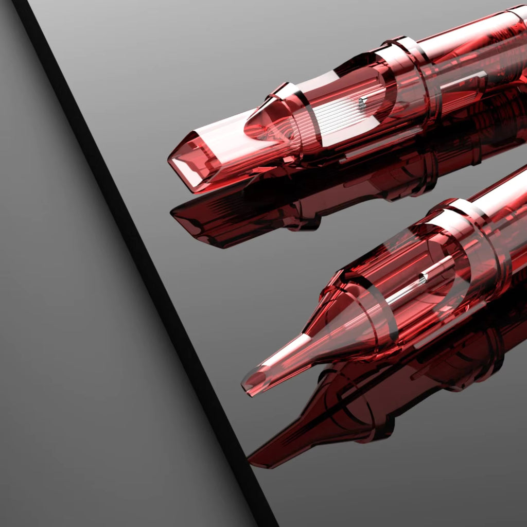 DRAGONFIRE Disposable Tattoo Needle RL CM Makeup Permanent 10PCS With Membrane Safe Cartridges Tattoo Cartridge Needles For Art