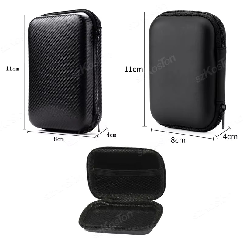 Mini Storage Bag Case For Go Pro Hero 13 12 11 10 9 8 7 6 SJCAM AKASO DJI Osmo 360 Action 5 Pro 4 3 Camera Accessories