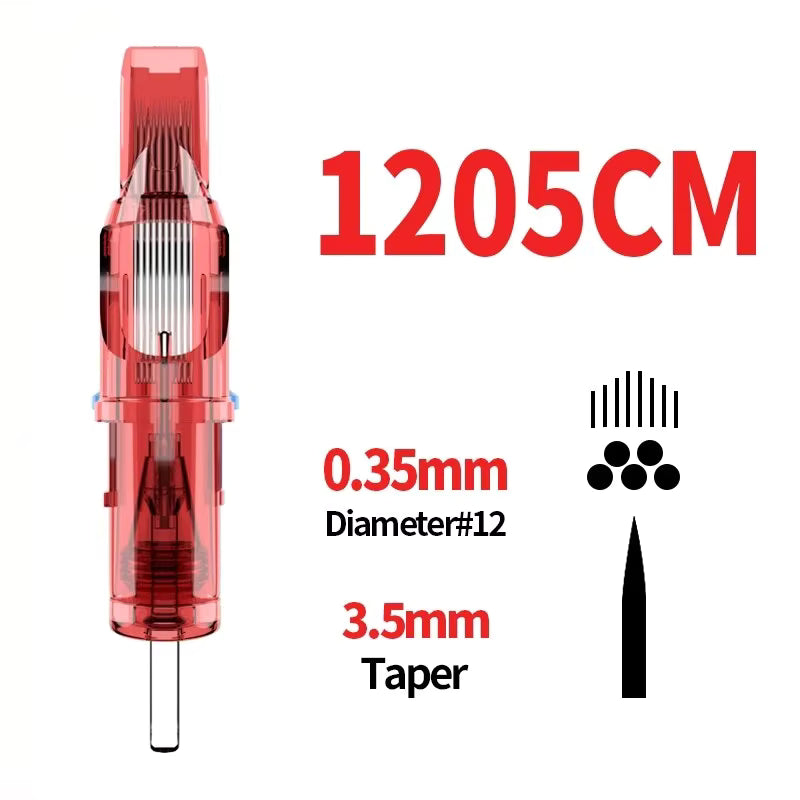 DRAGONFIRE Disposable Tattoo Needle RL CM Makeup Permanent 10PCS With Membrane Safe Cartridges Tattoo Cartridge Needles For Art