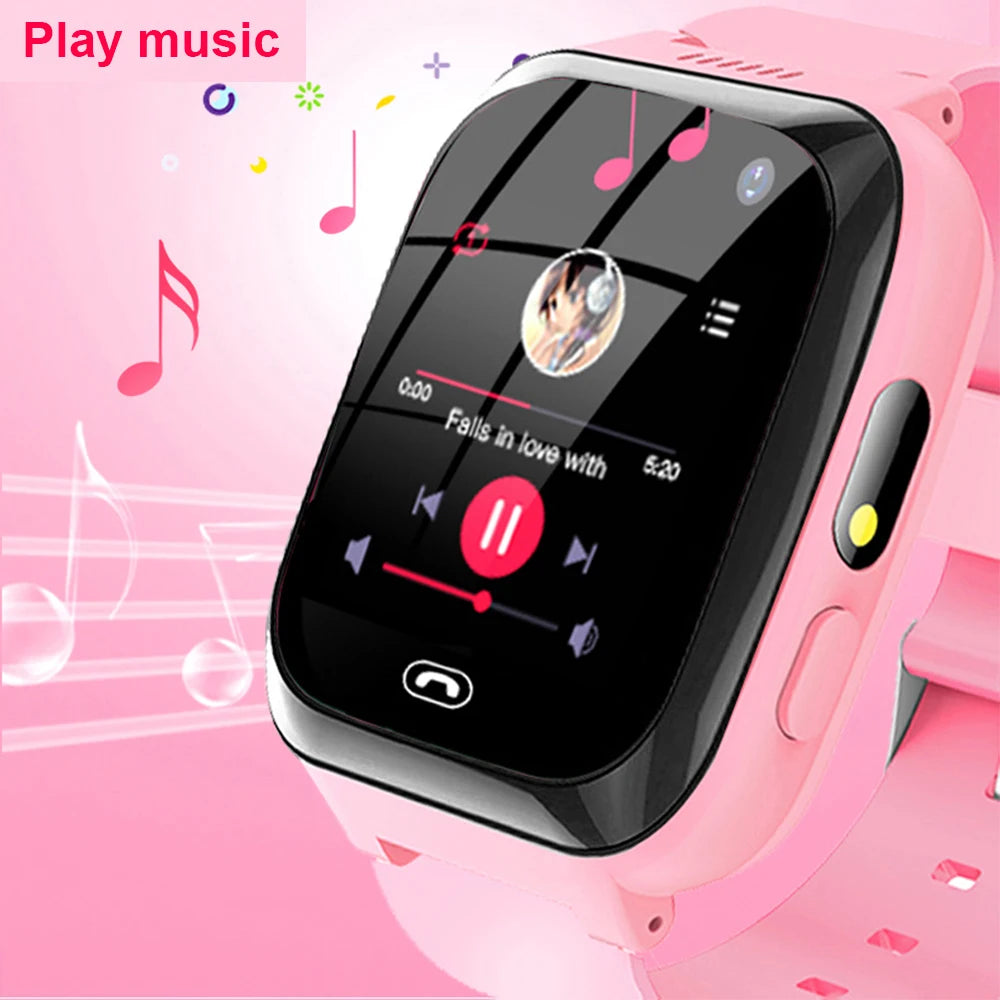 Smart Watch Kids Phone Call Music Play Flashlight 6 Games Smartwatch Clock