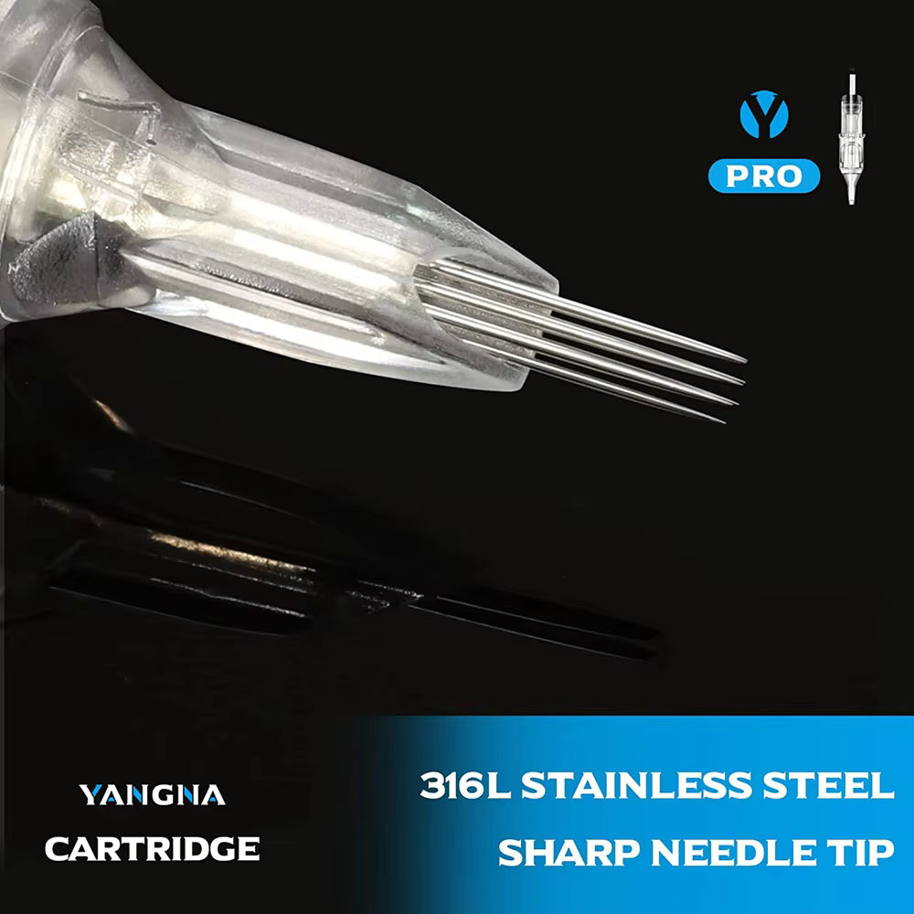 20/10PCS EMALLA Cartridge Tattoo Needles RL RS M1 RM Disposable Sterilized Safety Cartridge Needle for Rotary Tattoo Machine Pen