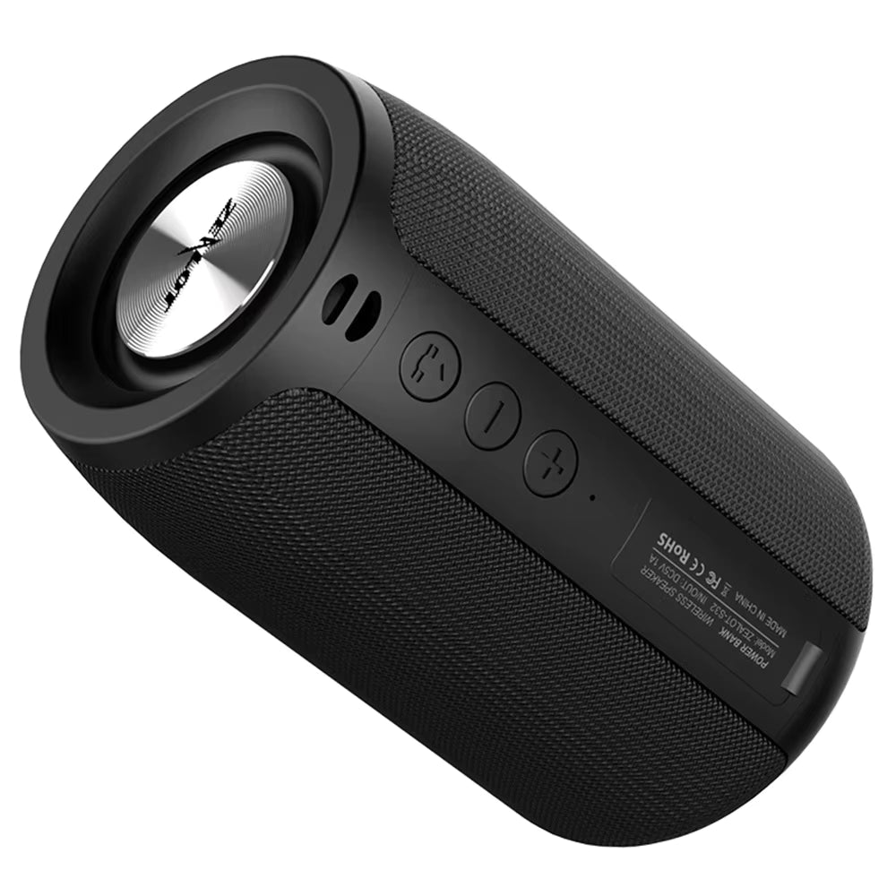 ZEALOT-S32 Mini Portable Bluetooth Speaker HIFI Subwoofer Wireless Speaker with fm Radio Column Support TF, TWS, USB