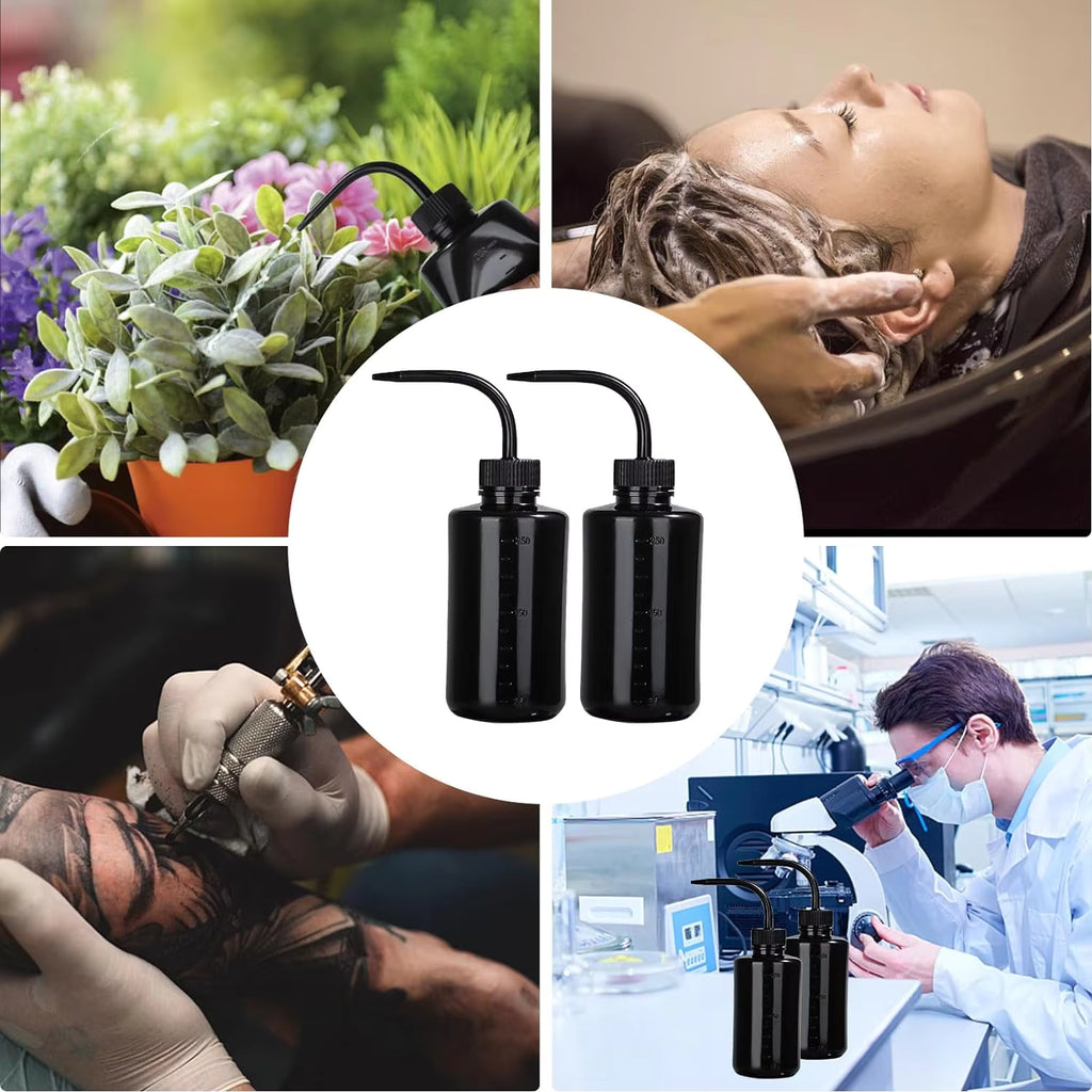 1PCS Tattoo Washing Bottle Clean Squeeze Bottle Eyelash Extension Cleaning Laboratory Measuring Bottles Plastic Makeup Tool
