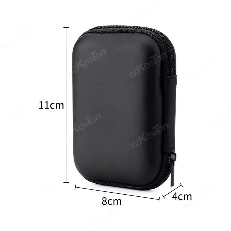 Mini Storage Bag Case For Go Pro Hero 13 12 11 10 9 8 7 6 SJCAM AKASO DJI Osmo 360 Action 5 Pro 4 3 Camera Accessories