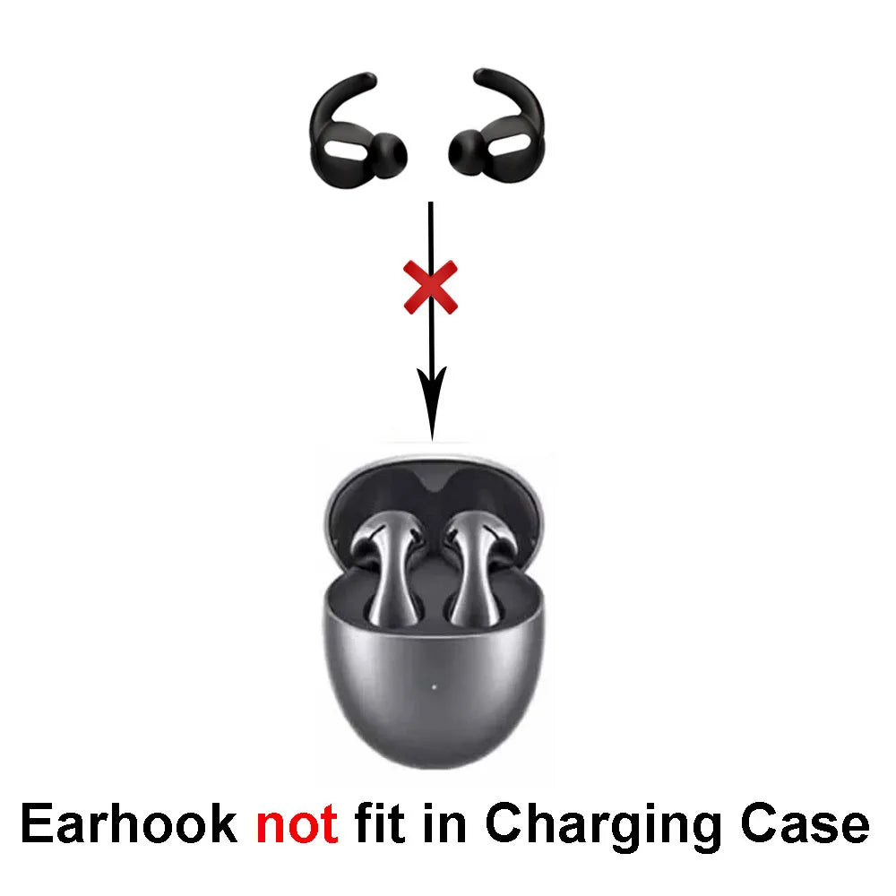 Ear Hooks Compatible for Huawei Free buds 5 SE2 SE3 Earbuds Case Cover Cap