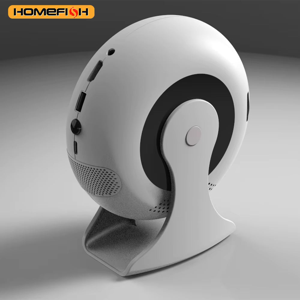 2025 Newest Mini Native Android 4K Projector 100ANSI 2.4G/5G WIFI BT5.0 Cinema Outdoor Portable 360° Rotable Projector